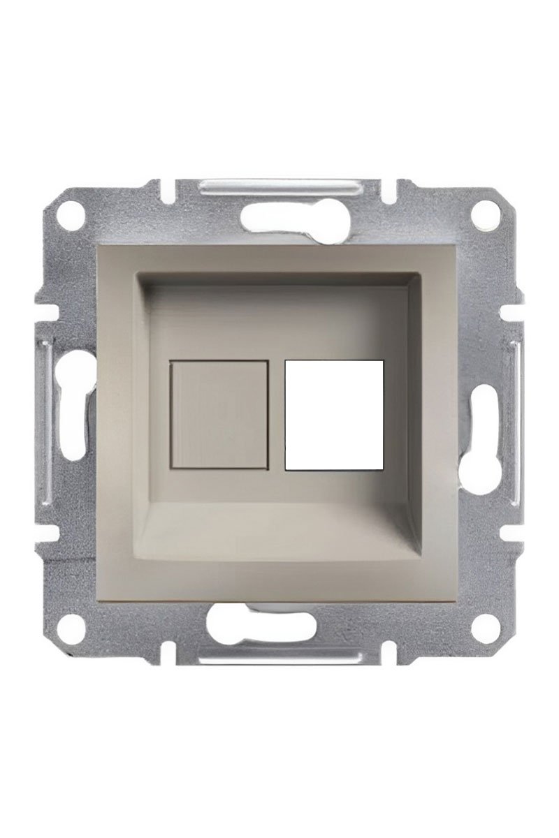 Schneider Electric EPH4300169-02 Asfora Bronz 1xRJ45 Konnektörsüz Çerçevesiz