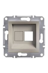 Schneider Electric EPH4300169-02 Asfora Bronz 1xRJ45 Konnektörsüz Çerçevesiz