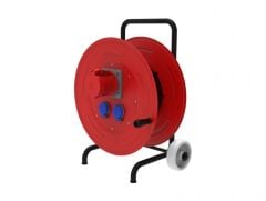 Bemis BM6-7203-1200 1X16A 2 Prizli 5X63A 380V 1 Prizli 100 Metre Kablo Kapasiteli Arabalı Metal Makara