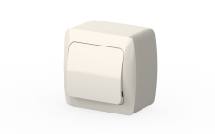 Elbi Eva Beyaz Nemliyer Anahtar IP54