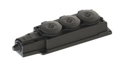 Ne-Ad 4103 1X16A Kauçuk Üçlü Grup Priz