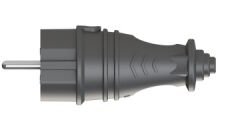 Ne-Ad 4001 1X16A Kauçuk Topraklı Erkek Fiş