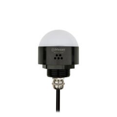 Mesan MS 9604.24VDC Ø50 M30 Somun Bağlantılı LED İndikatör RGY Buzzer Siyah Gövde