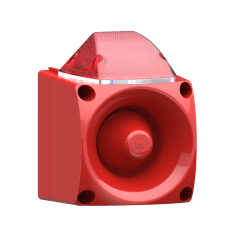 Mesan MS 3051.1.10.12-30VDC Endüstriyel Led USB MP3 Özellikli Siren Kırmızı Gövde