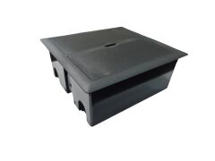 Ne-Ad 3712-02 Masa Üstü Gromet 150x137 Siyah Boş Kasa