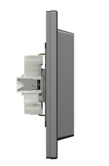 Schneider Electric EPH9900171 Asfora Antrasit İkili Topraklı Priz
