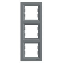 Schneider Electric EPH5810362 Asfora Çelik Üçlü Çerçeve Dikey