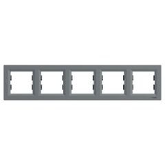 Schneider Electric EPH5800562 Asfora Çelik Beşli Çerçeve Yatay