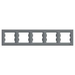 Schneider Electric EPH5800562 Asfora Çelik Beşli Çerçeve Yatay