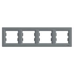 Schneider Electric EPH5800462 Asfora Çelik Dörtlü Çerçeve Yatay