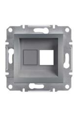 Schneider Electric EPH4300162-02 Asfora Çelik 1xRJ45 Konnektörsüz