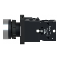 Schneider Electric XA2EW34M1 Kırmızı Ledli Yaylı Buton 220V AC/DC