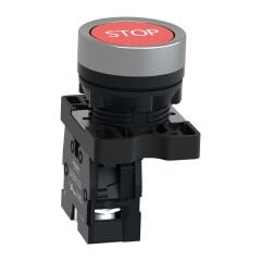 Schneider Electric XA2EA4342 Kırmızı Yaylı Stop Yazılı Buton