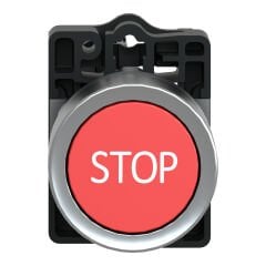 Schneider Electric XA2EA4342 Kırmızı Yaylı Stop Yazılı Buton