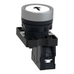 Schneider Electric XA2EA3341 Beyaz Ok İşaretli Yaylı Buton