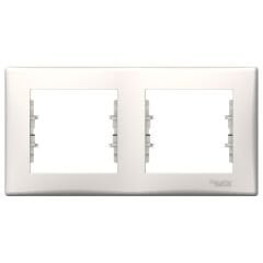 Schneider Electric SDN5800323 Sedna Krem İkili Çerçeve Yatay