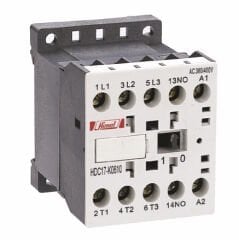 Himel HDC17K93001B7 3X9A MİNİ Kontaktör 1NC 24V AC