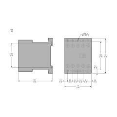 Schneider Electric LC1K0901M7 220V AC 1NK Kontaktör