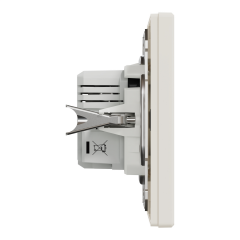 Schneider Electric EPH2700323 Asfora Krem USB Prizi İkili 2.4A Type A+C