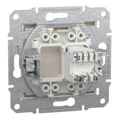 Schneider Electric EPH4770123 Asfora Krem 1xRJ45 Cat6 Utp Çerçevesiz