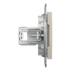 Schneider Electric EPH4770123 Asfora Krem 1xRJ45 Cat6 Utp Çerçevesiz