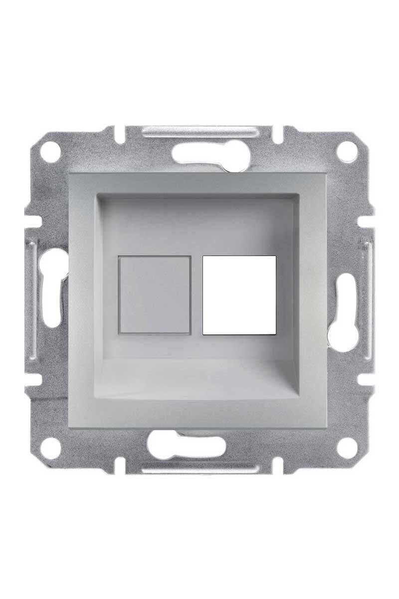 Schneider Electric EPH4300161-02 Asfora Alüminyum 1xRJ45 Konnektörsüz