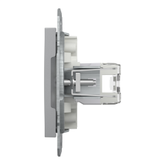 Schneider Electric EPH4100161 Asfora Alüminyum 1xRJ11 Telefon Prizi