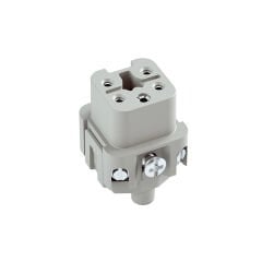 Mete Enerji 29012 5X10A Çok Kontaklı Priz Çekirdek Arka Girişli