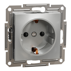 Schneider Electric EPH2900161 Asfora Alüminyum Topraklı Priz