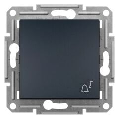 Schneider Electric EPH0800171 Asfora Antrasit Liht Zil İşaretli Çerçevesiz