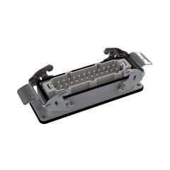 Mete Enerji 403041S 24X16A Çok Kontaklı Makina Fişi Metal Mandallı