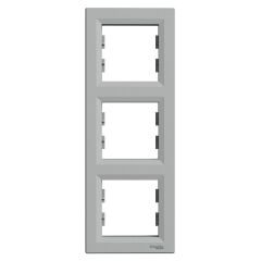 Schneider Electric EPH5810361 Asfora Alüminyum Üçlü Çerçeve Dikey