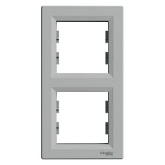 Schneider Electric EPH5810261 Asfora Alüminyum İkili Çerçeve Dikey