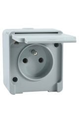 Schneider Electric NML2800133 Nemliyer Gri Kapaklı Topraklı UPS Prizi