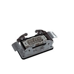 Mete Enerji 403021S 10X16 Çok Kontaklı Makina Fişi Metal Mandallı