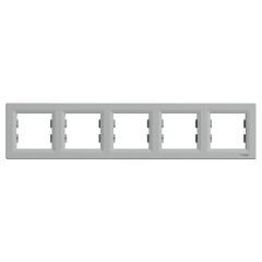 Schneider Electric EPH5800561 Asfora Alüminyum Beşli Çerçeve Yatay