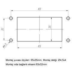 Mete Enerji 403020 10X16A Çok Kontaklı Makina Prizi Metal Mandallı