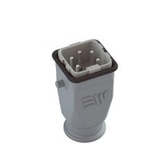 Mete Enerji 403019 5X10A Çok Kontaklı Fiş Arka Giriş Rakorsuz