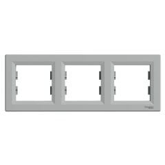 Schneider Electric EPH5800361 Asfora Alüminyum Üçlü Çerçeve Yatay