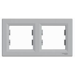 Schneider Electric EPH5800261 Asfora Alüminyum İkili Çerçeve Yatay