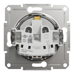 Schneider Electric EPH2900261 Asfora Alüminyum Çocuk Korumalı Topraklı Priz