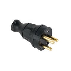 Mete Enerji 401003 3X25A Kauçuk Trifaze Erkek Fiş