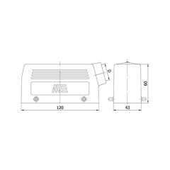 Mete Enerji 29045 24X16A Çok Kontaklı Uzatma Gövde Montajlı