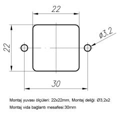 Mete Enerji 29013S 5X10 Çoklu Makina Priz Gövde Metal Mandallı