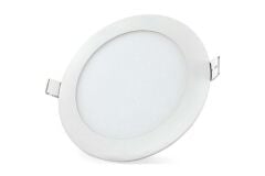Voltek 12W Beyaz Yuvarlak Slim Panel Led Armatür 6500K