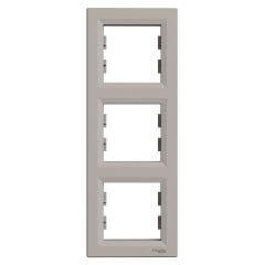 Schneider Electric EPH5810369 Asfora Bronz Üçlü Çerçeve Dikey