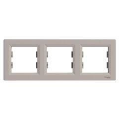 Schneider Electric EPH5800369 Asfora Bronz Üçlü Çerçeve Yatay