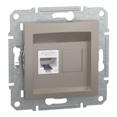 Schneider Electric EPH4700169 Asfora Bronz 1xRJ45 Cat6 UTP