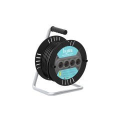 Byes 3X1,5 20 Metre Kablolu 4 Prizili Plastik Makara