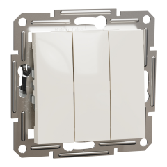 Schneider Electric EPH2170123 Asfora Krem Üçlü Anahtar